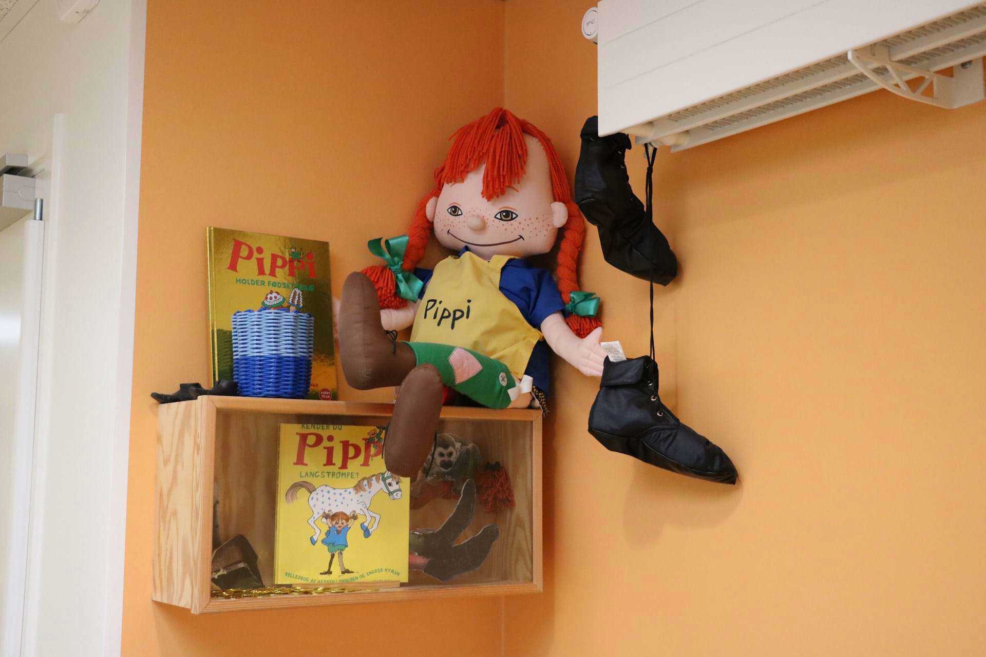 Hylde med Pippi Langstrømpe-ting